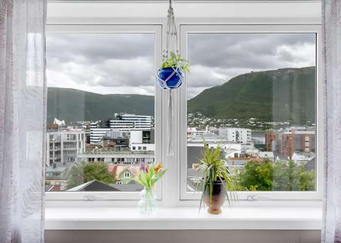 Stunning Arctic Panorama I Spacious&central Apartamento